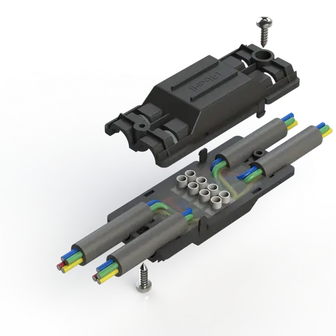 [33600464] IP68 Ek Bağlantı Mufu Çiftli